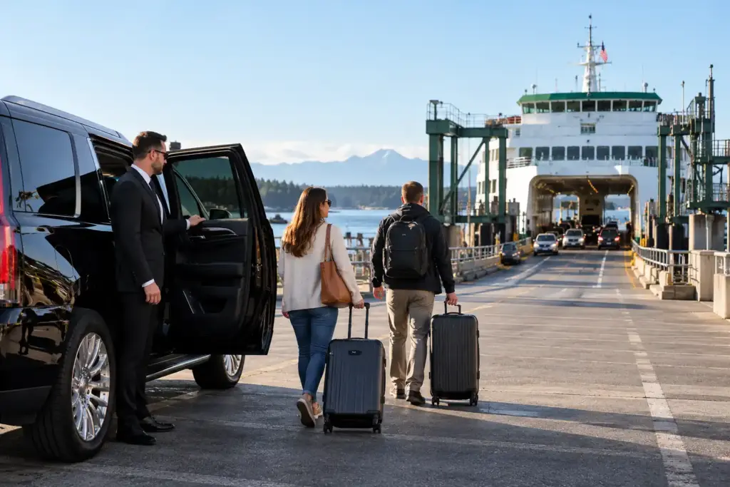 Direct shuttle from Sea-Tac to Anacortes ferry?